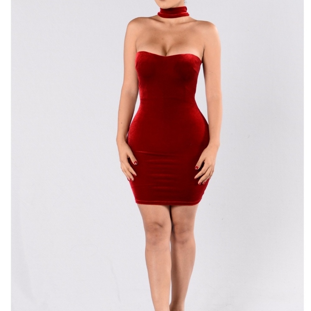 Fashion nova velvet dress